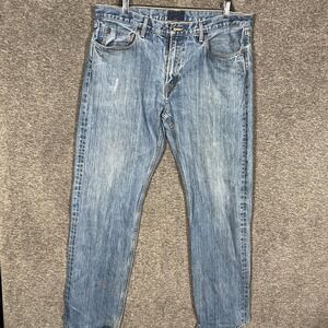 Filson Jeans Mens 40x34 Blue Medium Wash Straight Leg Denim Made USA Workwear